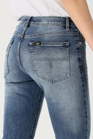 Jean taille haute - Bleu