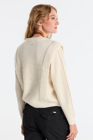 Trui Trompe-l’œil - Beige