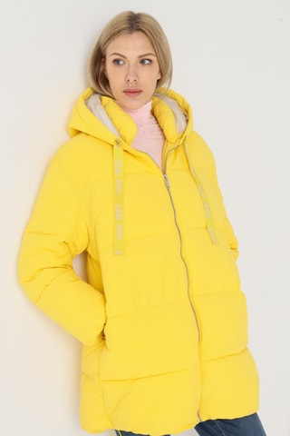 Doudoune à capuche - Jaune