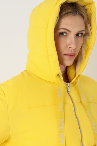 Doudoune à capuche - Jaune