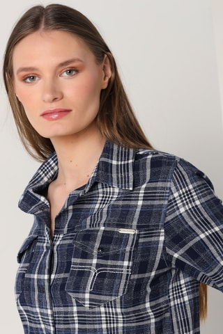 Robe chemise – Bleu marine - Bleu