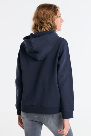 Sweat à capuche - Bleu