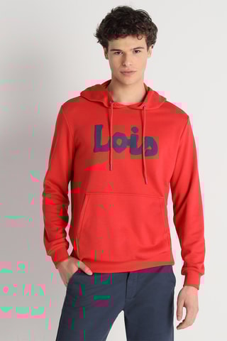 Sweat à capuche - Rouge