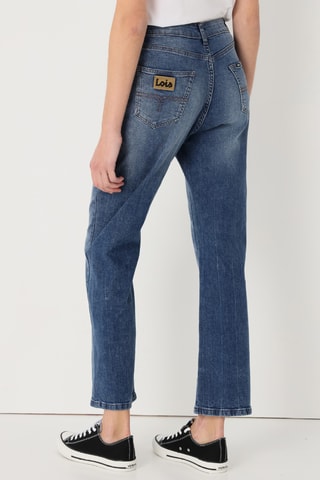 Jean 7/8 taille haute - Bleu