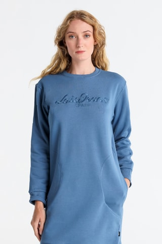 Robe sweat - Bleu
