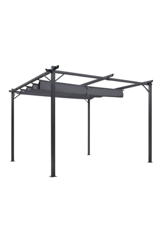 Pérgola con techo retráctil Marina - 12 m²