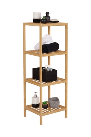 Estantería Maya - Estructura de bambú - 34 x 100 x 32 cm