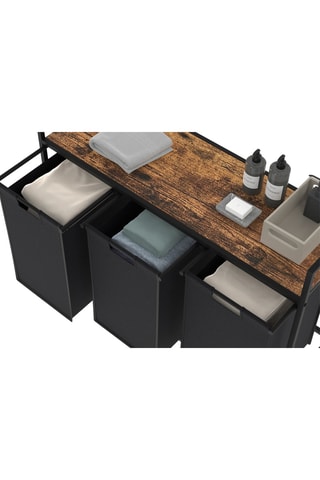 Cesta para ropa con patas Elize - 114 l