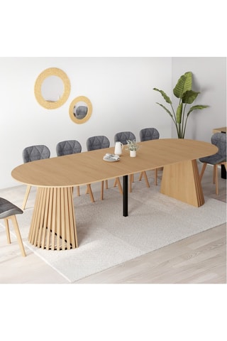 Mesa extensible Camélia - 110/300 x 75 x 110 cm