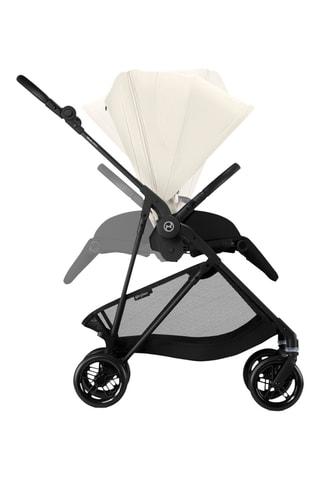 Poussette Melio Carbon - Beige - Dès la naissance - Jusqu'à 15 kg
