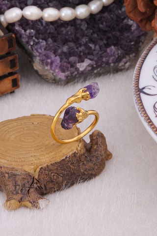 Ring - Brons en Amethisten