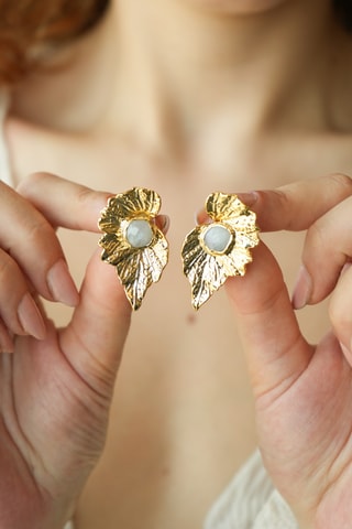 Oorbellen - Maanstenen