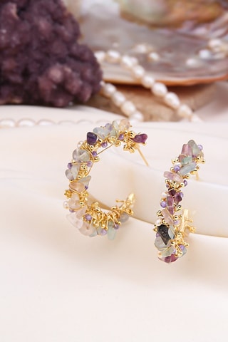 Creolen - Amethisten