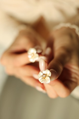 Oorbellen - Parelmoer