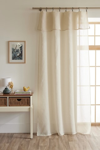 Tenda regolabile Elda - Beige - 140 x 270 cm