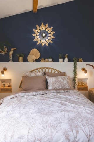 Federa in cotone 57 fili/cm² Java - Bianco