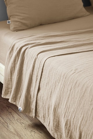 Drap plat Gaïa - Beige