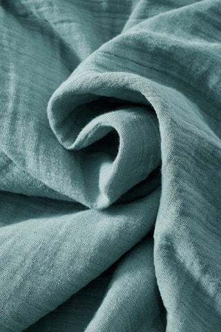 Coprirete in cotone 125 g/m² Gaïa - Petrolio