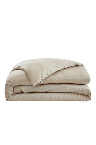 Copripiumino in raso di bambù Salomé - Beige