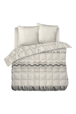 Piumino Berbere - Beige e nero - 350 g/m²