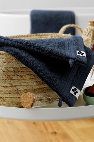 2 guanti da bagno in cotone Garance - Notte