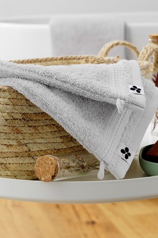 2 guanti da bagno in cotone Garance - Nuvola