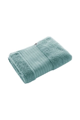 Telo doccia in cotone Garance - Blu ghiaccio - 70 x 130 cm