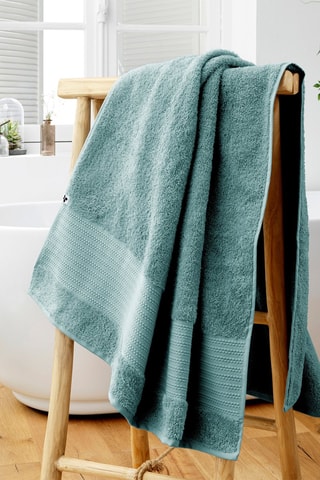 Telo bagno in cotone Garance - Blu ghiaccio - 90 x 150 cm