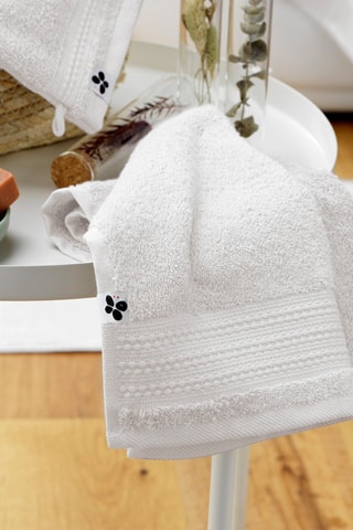 Asciugamano ospite in cotone Garance - Chantilly - 30 x 50 cm