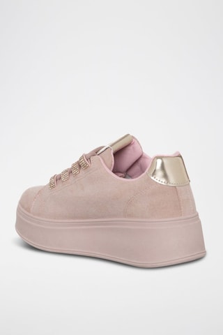 Tenis con plataforma - Rosa empolvado - Laura Biagiotti
