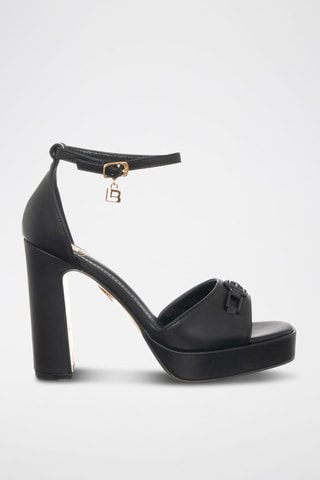 Sandalias de tacón - Negro