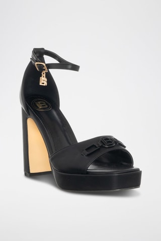 Sandalias de tacón - Negro