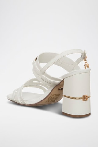 Sandalias de tacón - Blanco