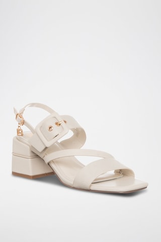 Sandalias de tacón - Crudo - Laura Biagiotti