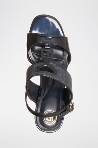 Sandalias de tacón - Azul marino - Laura Biagiotti