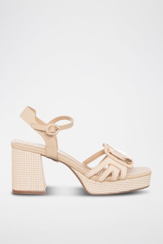 Sandalias de tacón - Beige - Laura Biagiotti