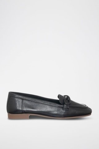 Mocasines de piel - Negro