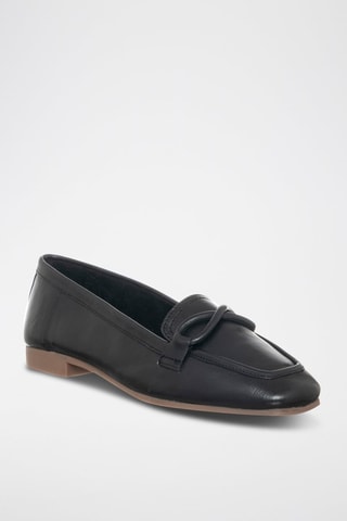 Mocasines de piel - Negro