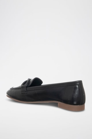 Mocasines de piel - Negro