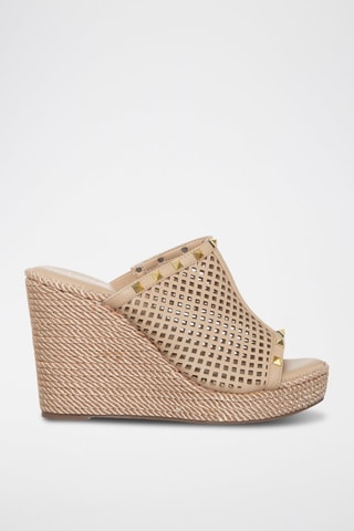 Sandalias de cuña - Beige - Laura Biagiotti