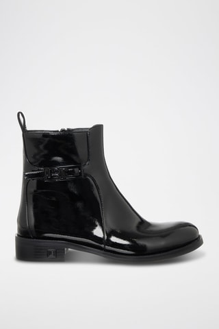 Botines con brillo - Negro - Laura Biagiotti