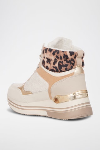 Botines con plataforma forrados - Beige - Laura Biagiotti