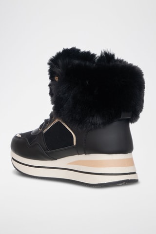 Botines con plataforma forrados - Negro - Laura Biagiotti