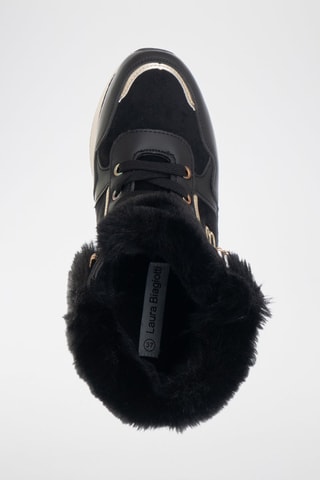 Botines con plataforma forrados - Negro - Laura Biagiotti