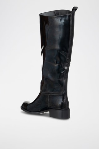 Botas con brillo - Negro