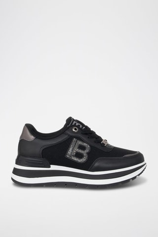 Zapatillas con plataforma - Negro