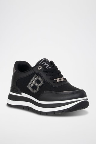 Zapatillas con plataforma - Negro