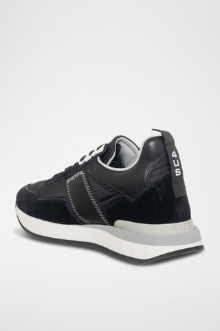 Zapatillas de piel - Negro