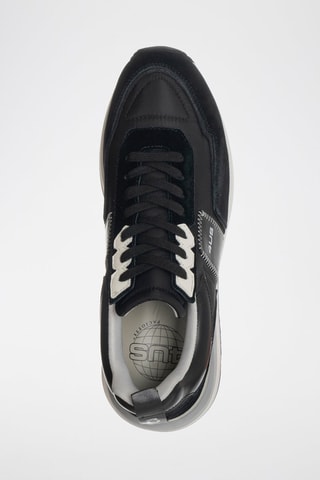 Zapatillas de piel - Negro