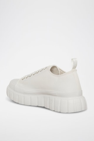 Zapatillas con plataforma - 
Blanco